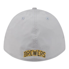 Milwaukee Brewers New Era Patch 39THIRTY A-Frame M-Crown Perforated Flex Hat - MLB Hats