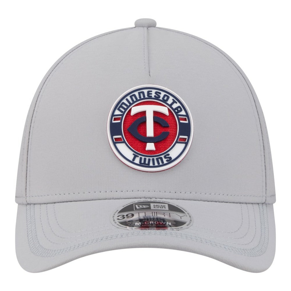 Minnesota Twins New Era Patch 39THIRTY A-Frame M-Crown Perforated Flex Hat - MLB Hats