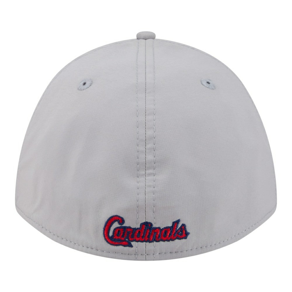 St. Louis Cardinals New Era Patch 39THIRTY A-Frame M-Crown Perforated Flex Hat - MLB Hats