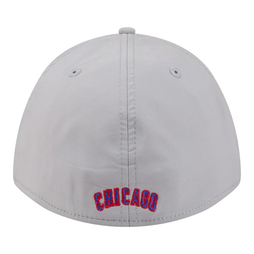 Chicago Cubs New Era Patch 39THIRTY A-Frame M-Crown Perforated Flex Hat - MLB Hats
