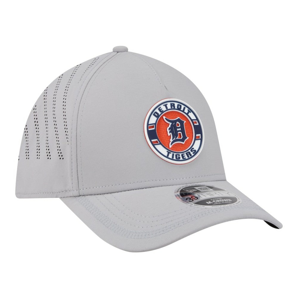 Detroit Tigers New Era Patch 39THIRTY A-Frame M-Crown Perforated Flex Hat - MLB Hats