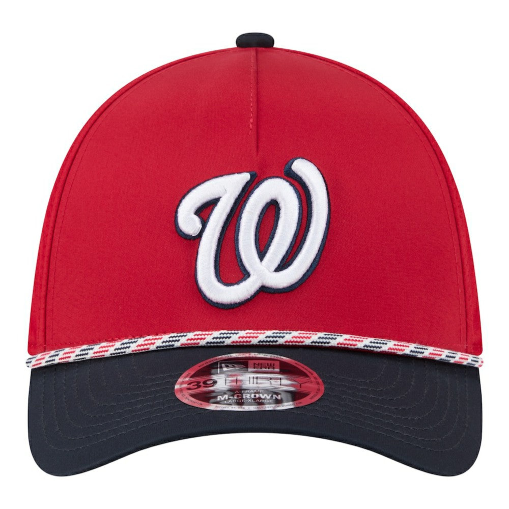 Washington Nationals New Era Rope M-Crown A-Frame 39THIRTY Flex Hat - MLB Hats