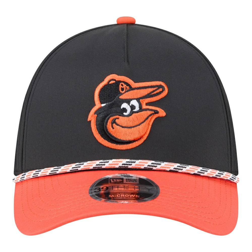 Baltimore Orioles New Era Rope M-Crown A-Frame 39THIRTY Flex Hat - MLB Hats