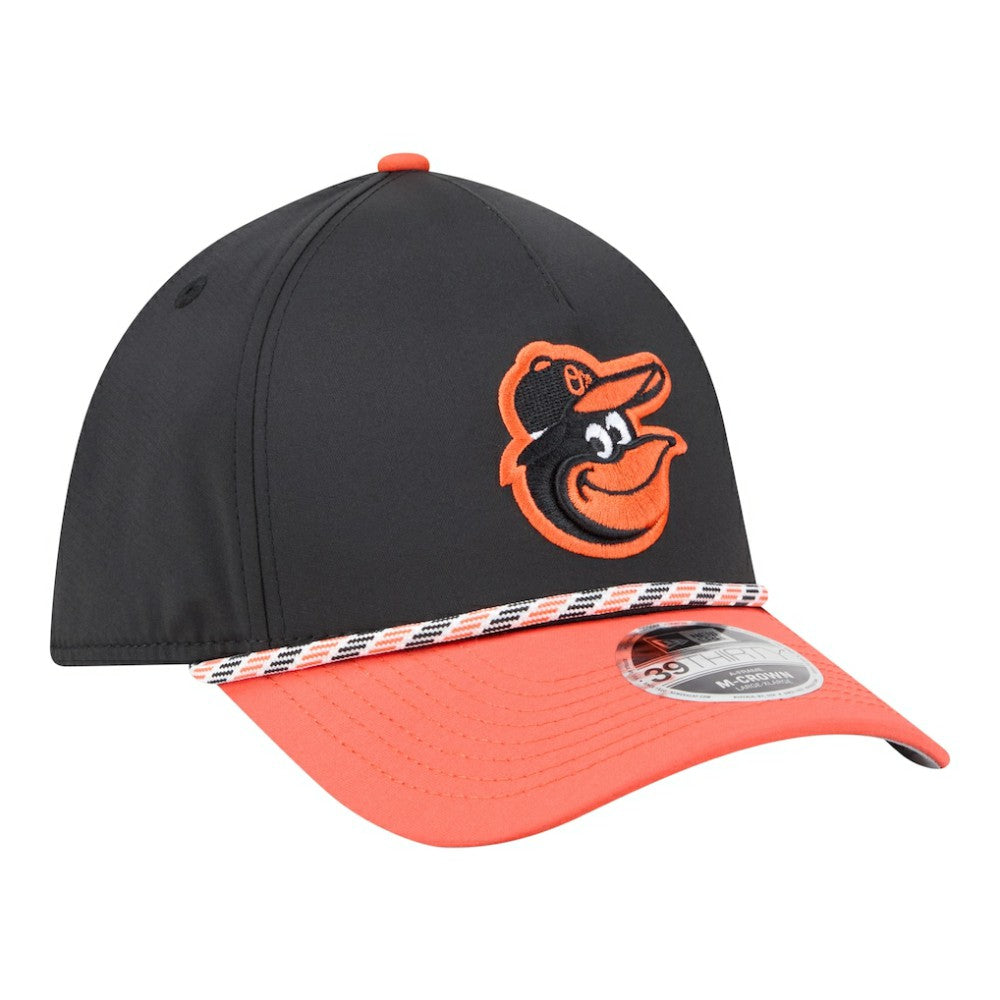 Baltimore Orioles New Era Rope M-Crown A-Frame 39THIRTY Flex Hat - MLB Hats