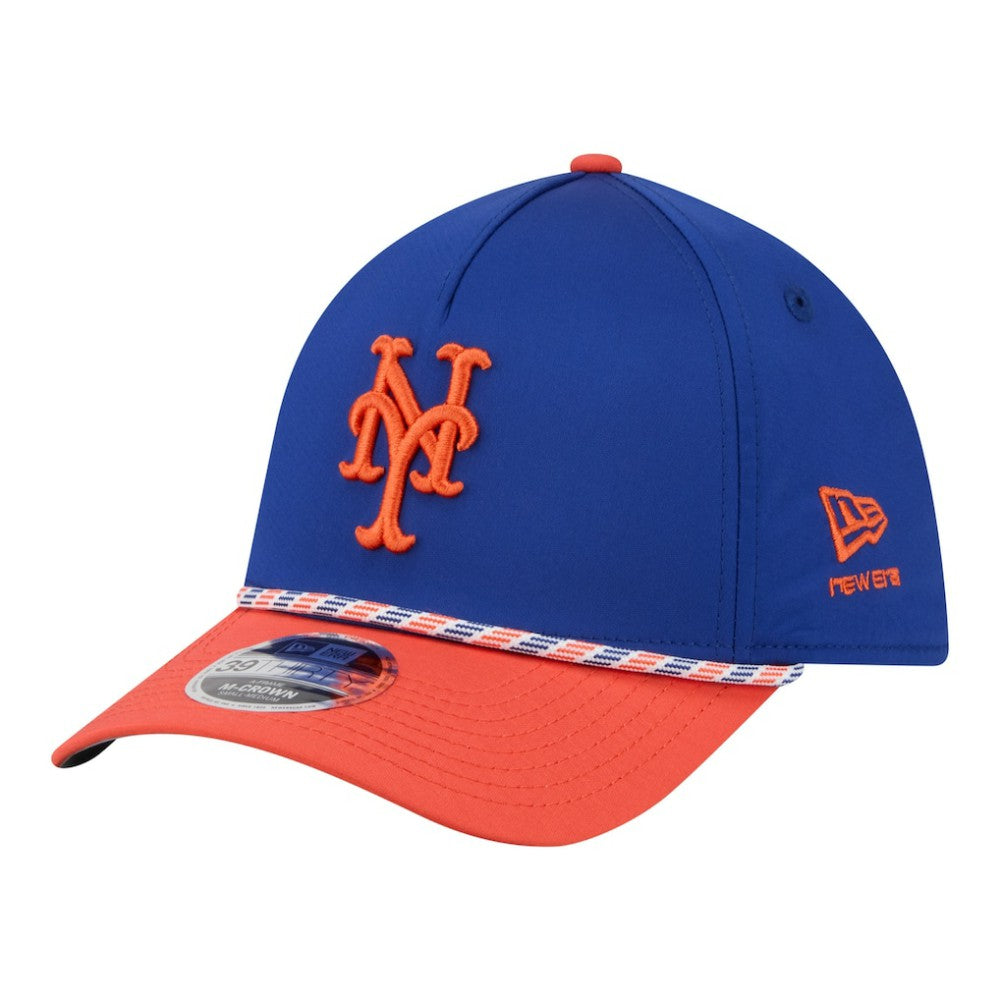 New York Mets New Era Rope M-Crown A-Frame 39THIRTY Flex Hat - MLB Hats
