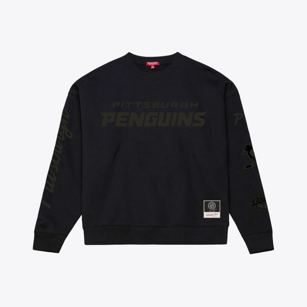 Pittsburgh Penguins Mitchell & Ness Unisex Phantom Fleece Crew Neck Sweatshirt -  NHL Sweatshirts