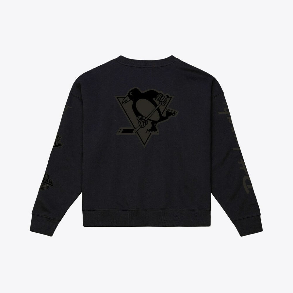 Pittsburgh Penguins Mitchell & Ness Unisex Phantom Fleece Crew Neck Sweatshirt -  NHL Sweatshirts