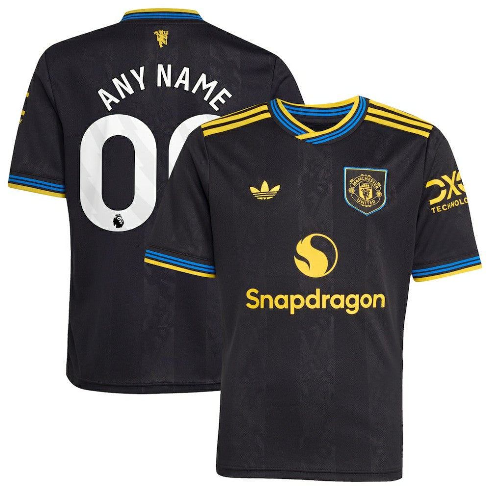 Manchester United Youth 2025/26 Third Replica Custom Jersey