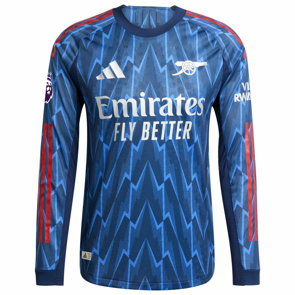 Bukayo Saka Arsenal 2025/26 Away Long Sleeve Player Jersey
