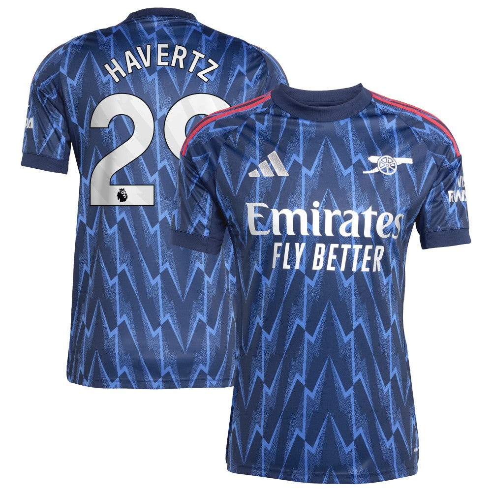 Kai Havertz Arsenal 2025/26 Away Replica Player Jersey