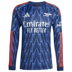 William Saliba Arsenal 2025/26 Away Replica Long Sleeve Player Jersey