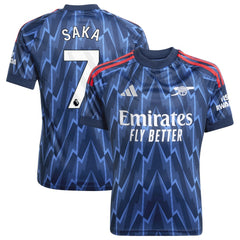 Bukayo Saka Arsenal Youth 2025/26 Away Replica Player Jersey