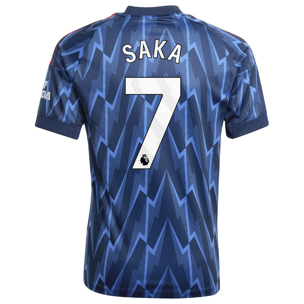 Bukayo Saka Arsenal Youth 2025/26 Away Replica Player Jersey