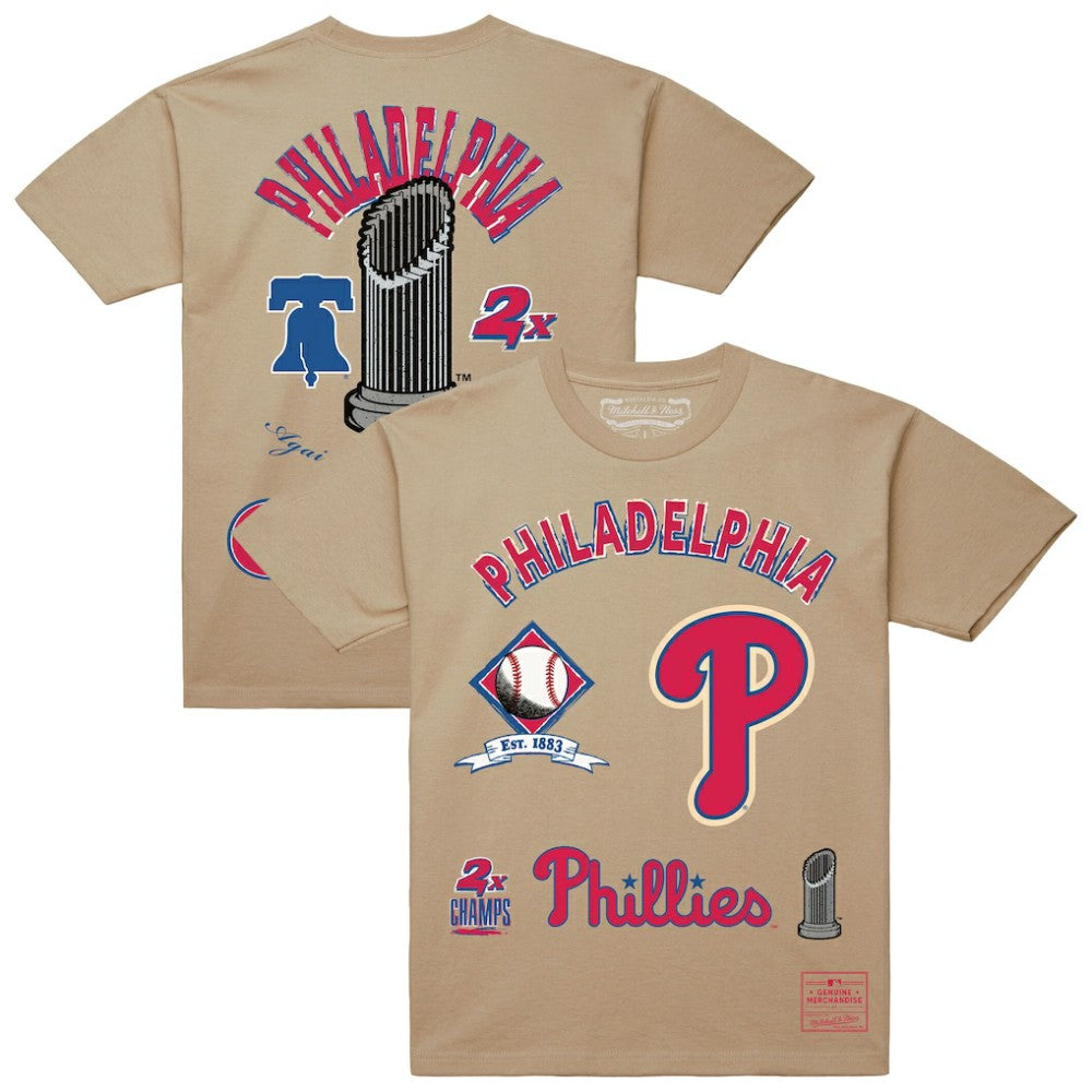 Philadelphia Phillies Mitchell & Ness Legacy Defined T-Shirt - MLB T-shirts