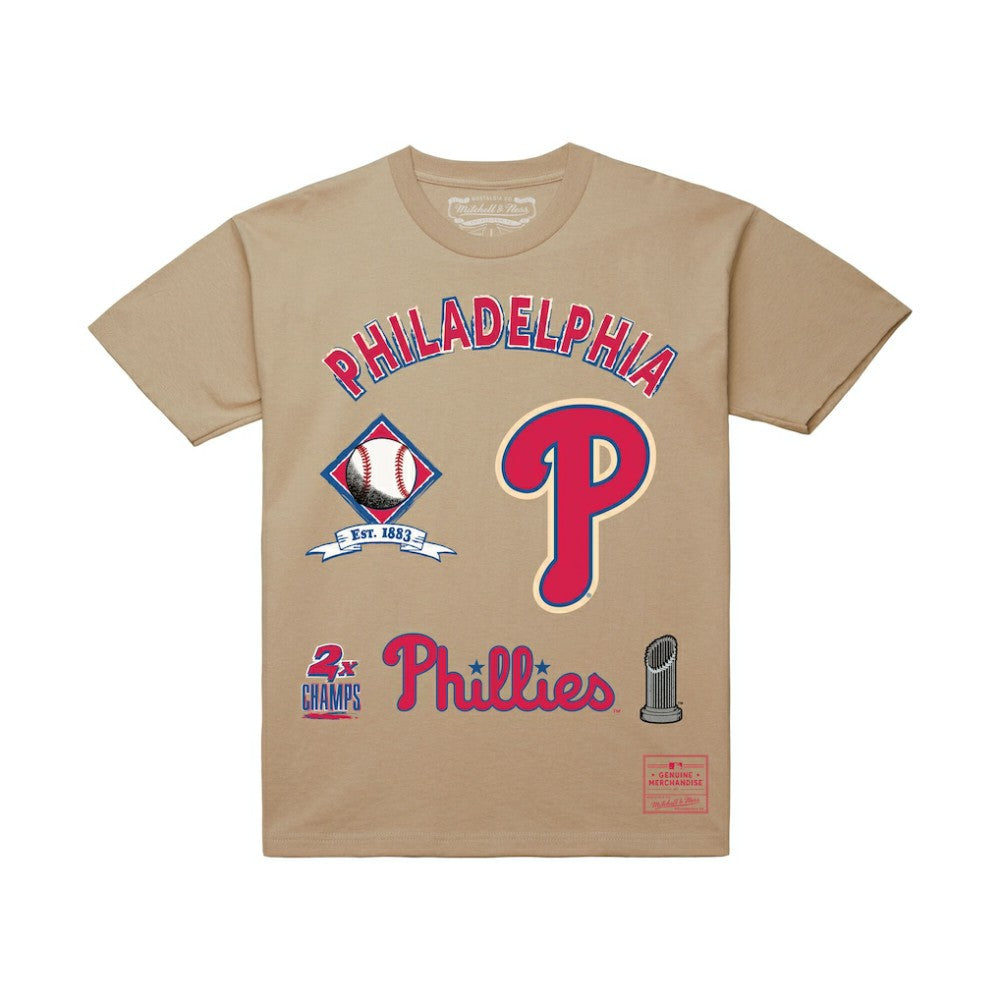 Philadelphia Phillies Mitchell & Ness Legacy Defined T-Shirt - MLB T-shirts