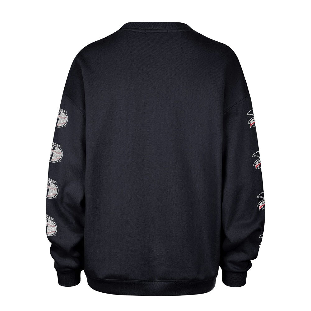 Cleveland Guardians '47 Women's Trendy Team Go Big Oversized Sweatshirt - MLB Sweatshirts