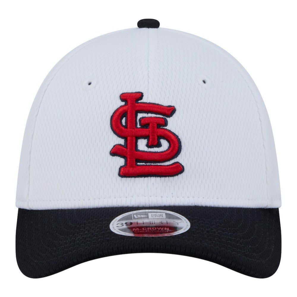St. Louis Cardinals New Era Youth Baseball 39THIRTY M-Crown Flex Hat - MLB Hats