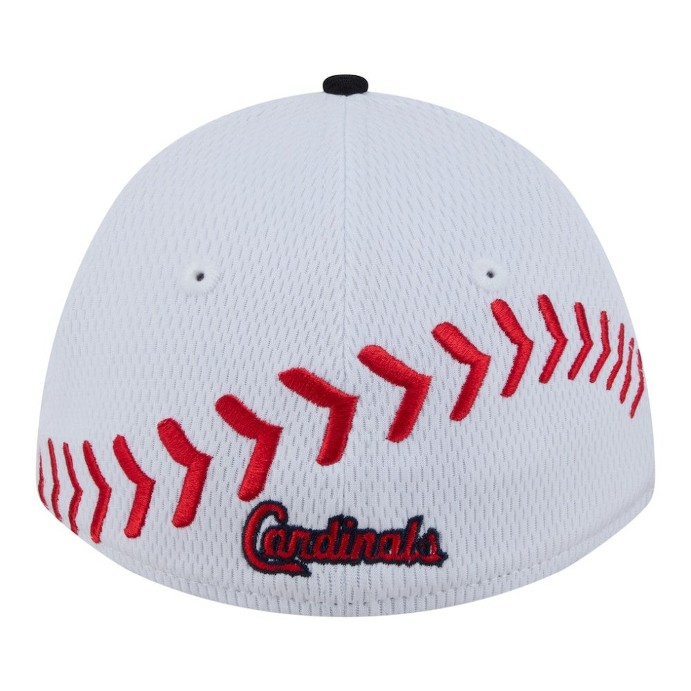 St. Louis Cardinals New Era Youth Baseball 39THIRTY M-Crown Flex Hat - MLB Hats