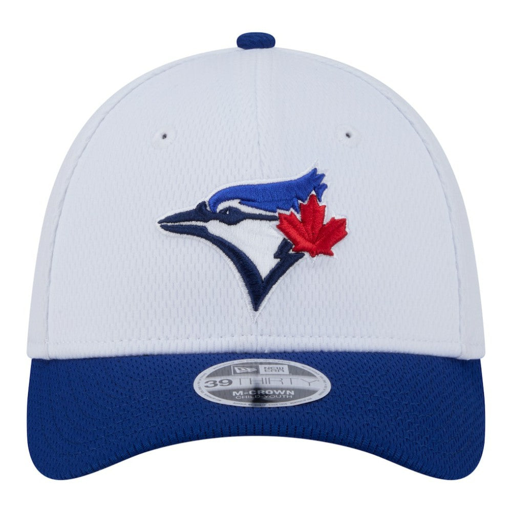 Toronto Blue Jays New Era Youth  Baseball 39THIRTY M-Crown Flex Hat - MLB Hats