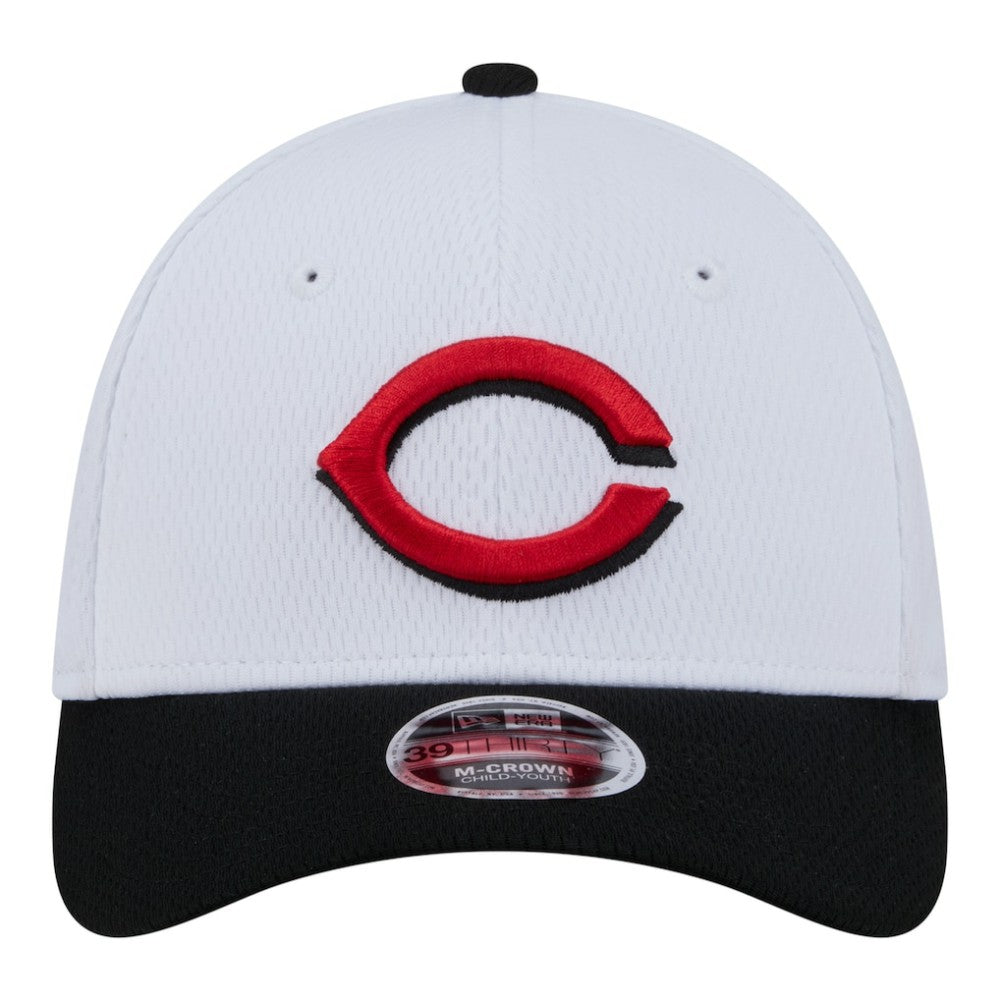 Cincinnati Reds New Era Youth Baseball 39THIRTY M-Crown Flex Hat - MLB Hats