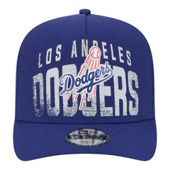 Los Angeles Dodgers New Era Youth Logo Fade A-Frame 9FIFTY Snapback Hat - MLB Hats