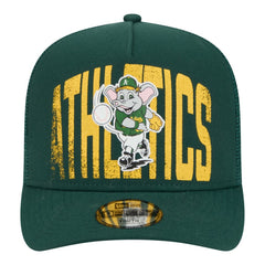 Athletics New Era Youth Logo Fade A-Frame 9FIFTY Snapback Hat - MLB Hats