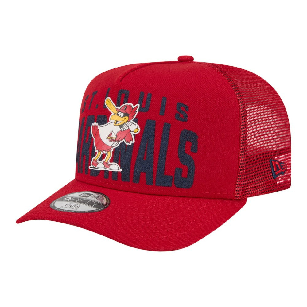 St. Louis Cardinals New Era Youth Logo Fade A-Frame 9FIFTY Snapback Hat - MLB Hats