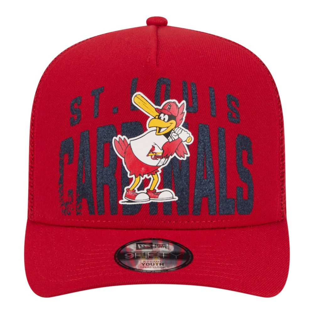 St. Louis Cardinals New Era Youth Logo Fade A-Frame 9FIFTY Snapback Hat - MLB Hats