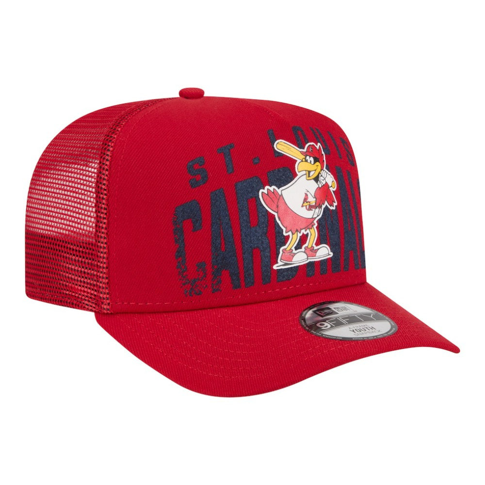 St. Louis Cardinals New Era Youth Logo Fade A-Frame 9FIFTY Snapback Hat - MLB Hats