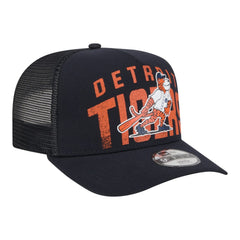 Detroit Tigers New Era Youth Logo Fade A-Frame 9FIFTY Snapback Hat - MLB Hats