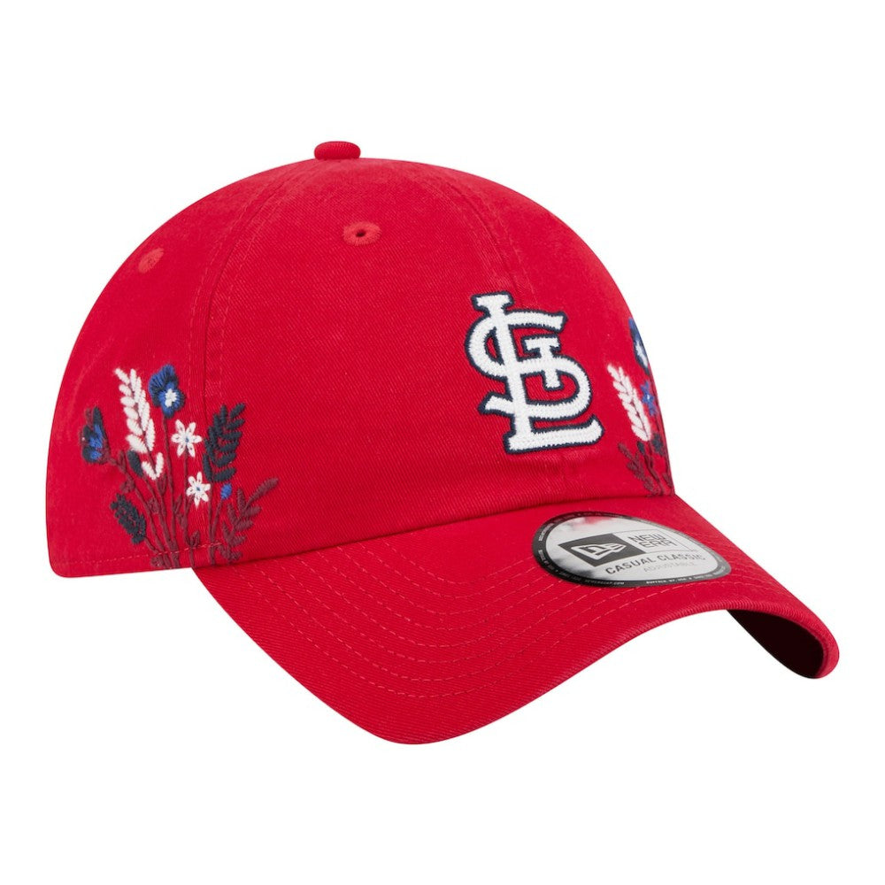 St. Louis Cardinals New Era Women's Wildflower Casual Classic Adjustable Hat - MLB Hats