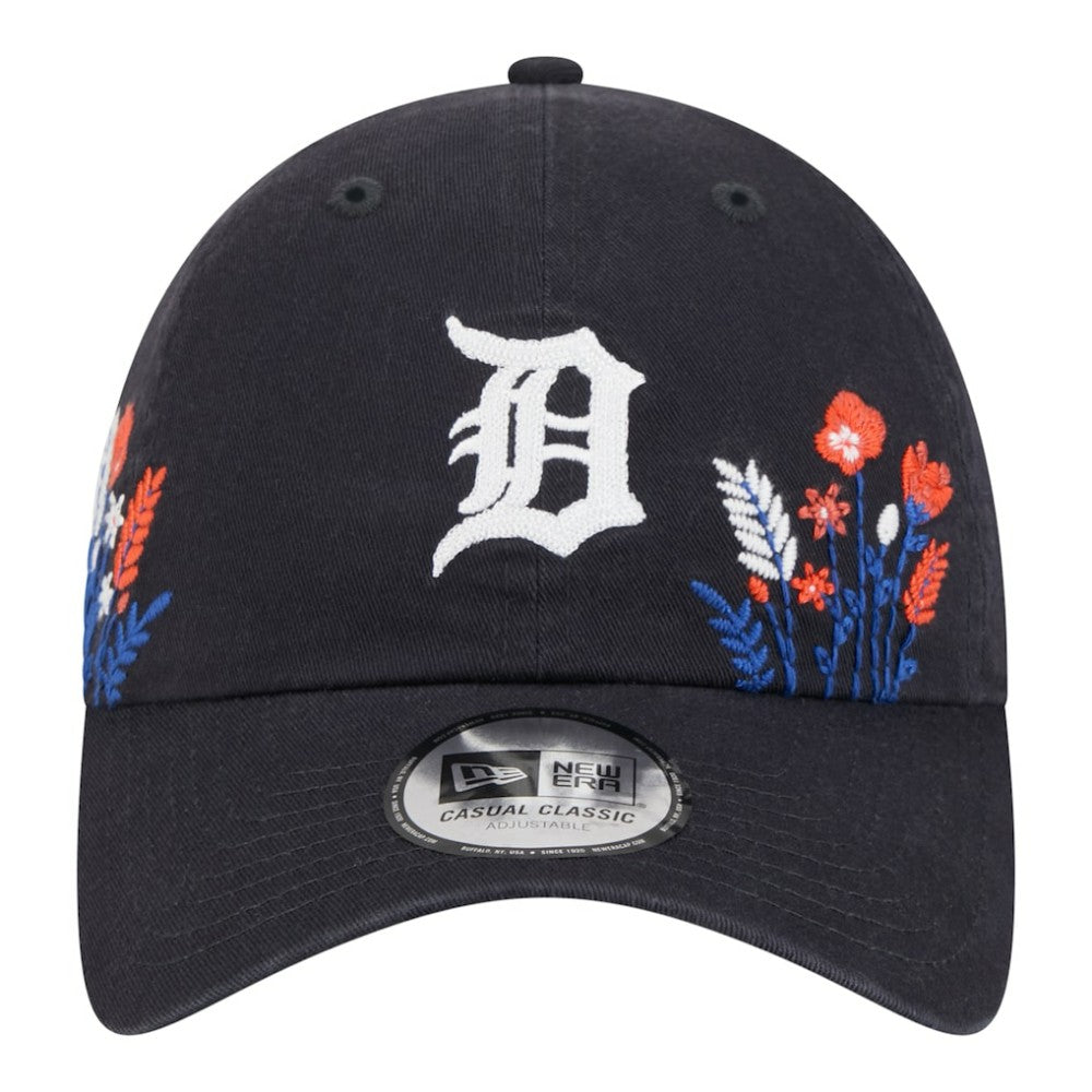Detroit Tigers New Era Women's Wildflower Casual Classic Adjustable Hat - MLB Hats