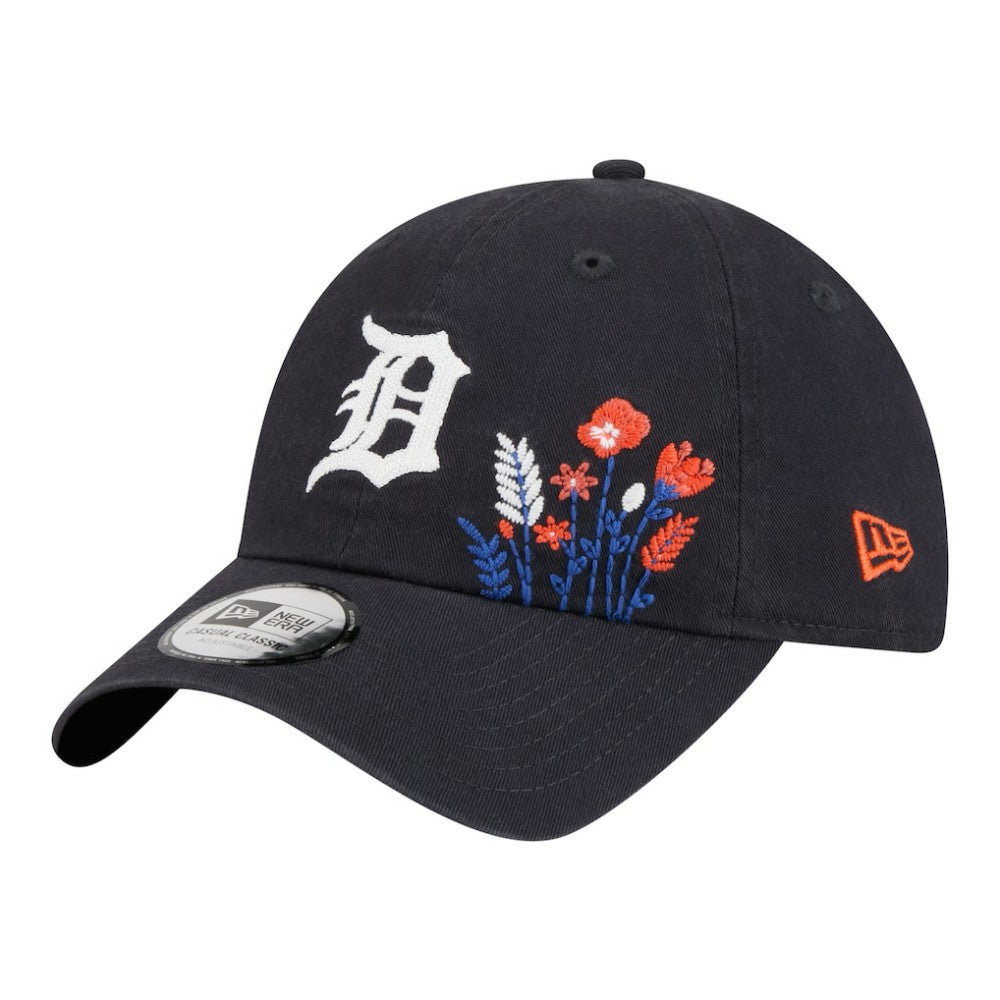 Detroit Tigers New Era Women's Wildflower Casual Classic Adjustable Hat - MLB Hats