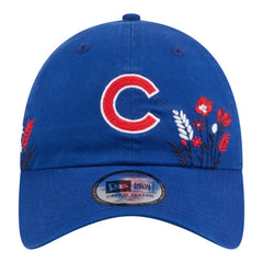 Chicago Cubs New Era Women's Wildflower Casual Classic Adjustable Hat - MLB Hats