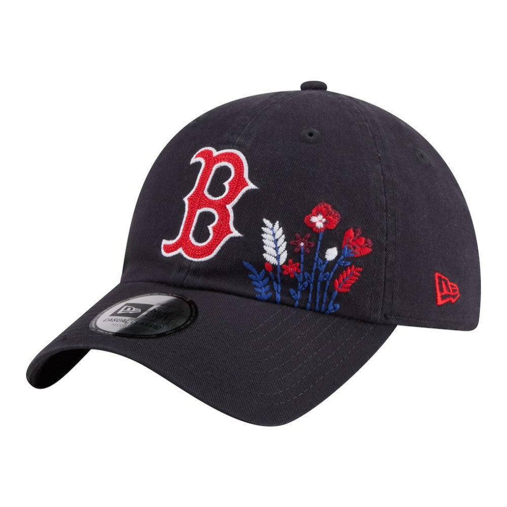 Boston Red Sox New Era Women's Wildflower Casual Classic Adjustable Hat - MLB Hats