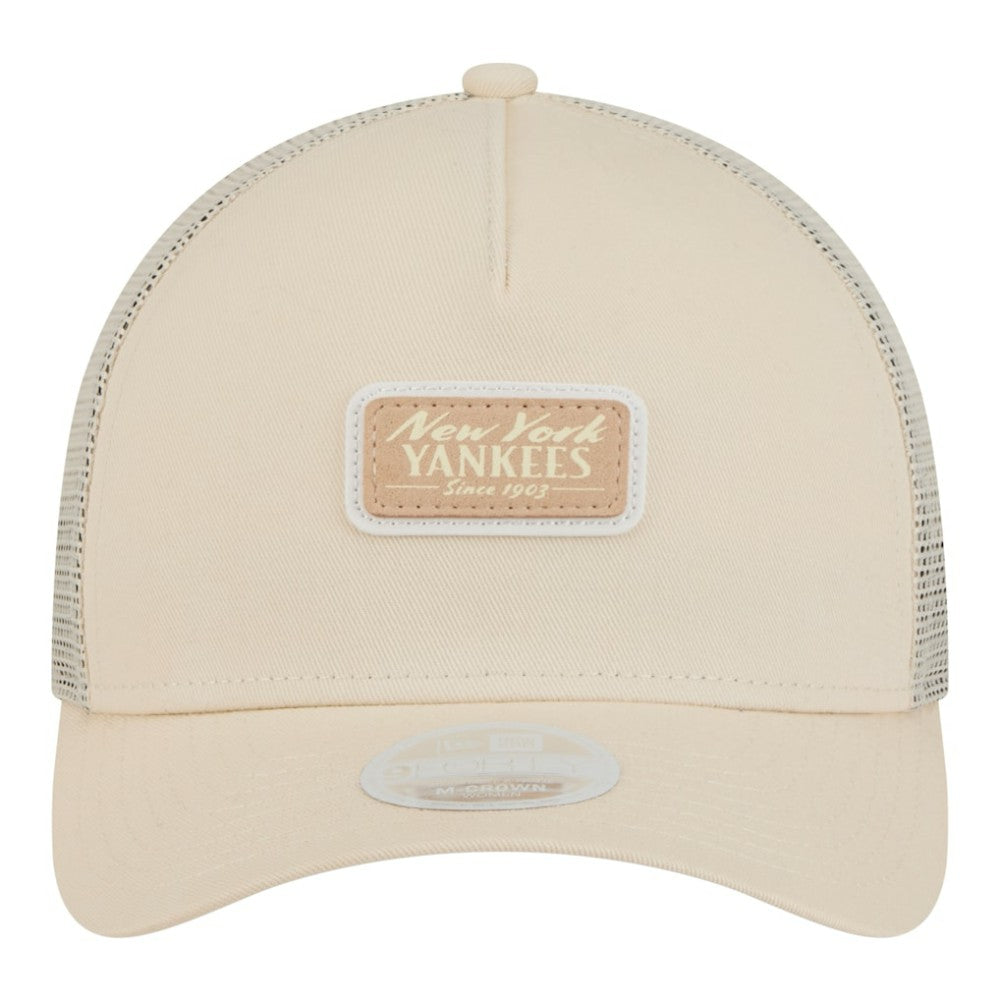New York Yankees New Era Women's Tonal Patch 9FORTY M-Crown A-Frame Trucker Adjustable Hat - MLB Hats