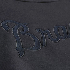 Atlanta Braves Mitchell & Ness Phantom Fleece Crewneck Sweatshirt - MLB Sweatshirts