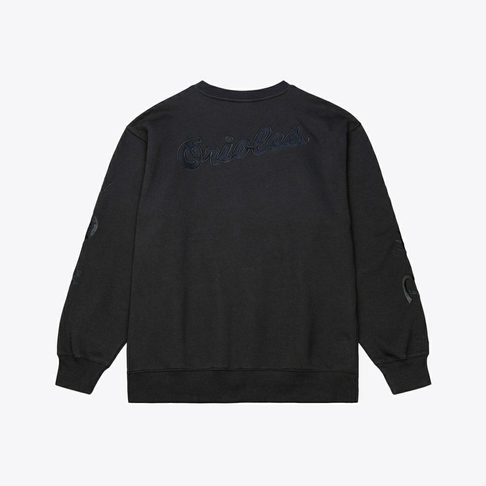 Baltimore Orioles Mitchell & Ness Phantom Fleece Crewneck Sweatshirt - MLB Sweatshirts