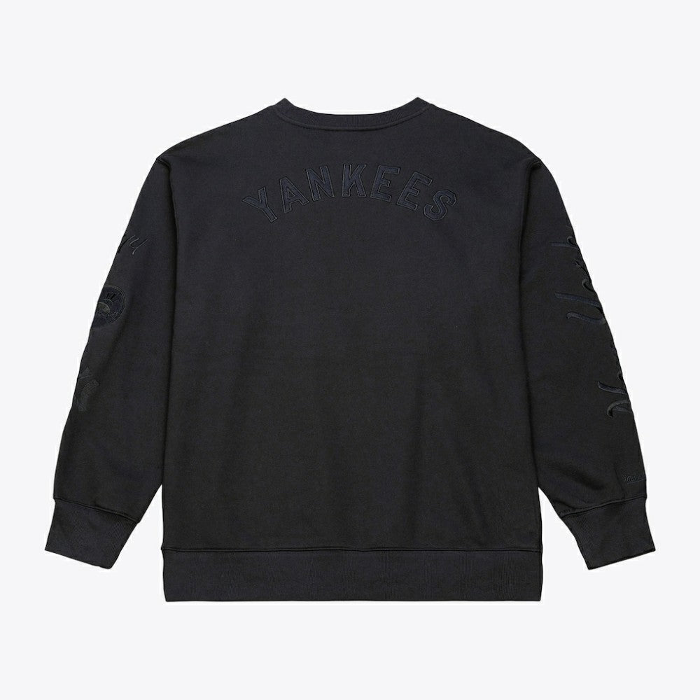 New York Yankees Mitchell & Ness Phantom Fleece Crewneck Sweatshirt - MLB Sweatshirts