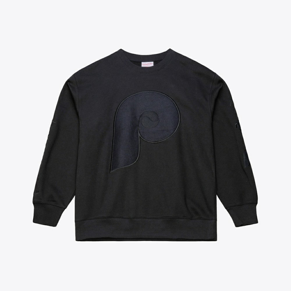 Philadelphia Phillies Mitchell & Ness Phantom Fleece Crewneck Sweatshirt - MLB Sweatshirts