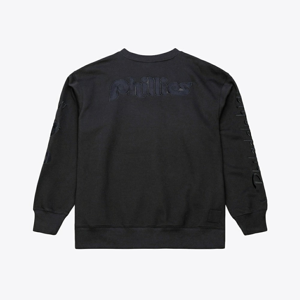 Philadelphia Phillies Mitchell & Ness Phantom Fleece Crewneck Sweatshirt - MLB Sweatshirts