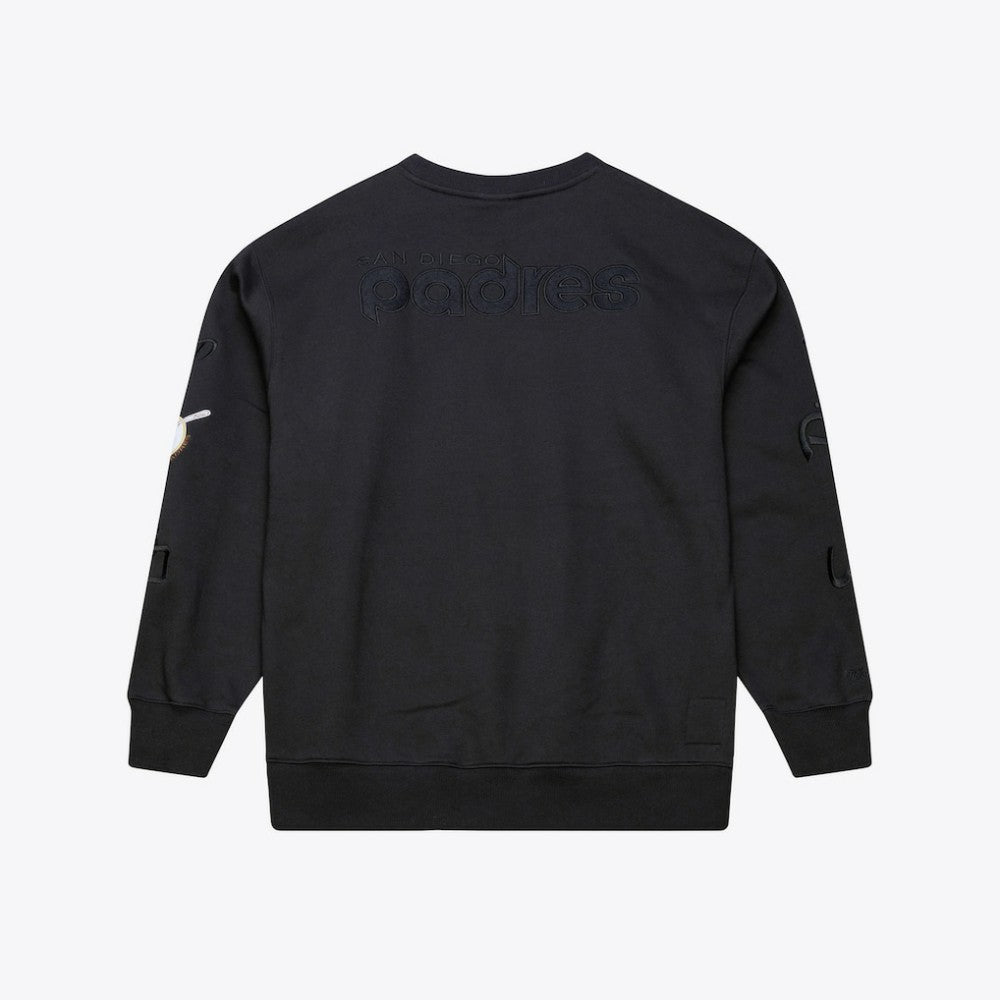 San Diego Padres Mitchell & Ness Phantom Fleece Crewneck Sweatshirt - MLB Sweatshirts