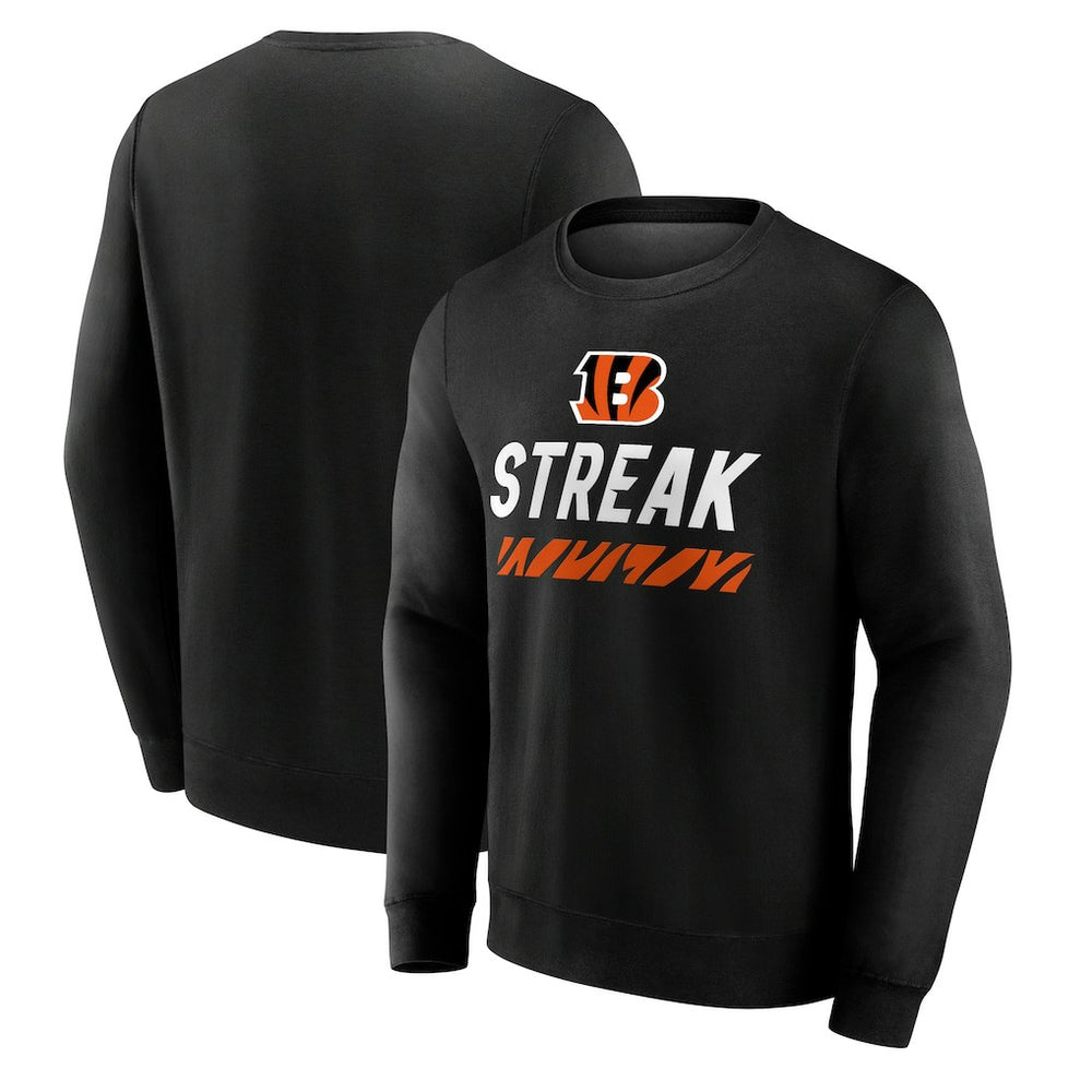 Cincinnati Bengals Streak Pullover Sweatshirt | NFL US