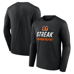 Cincinnati Bengals Streak Long Sleeve T-Shirt | NFL Outlet