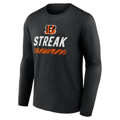 Cincinnati Bengals Streak Long Sleeve T-Shirt | NFL Outlet