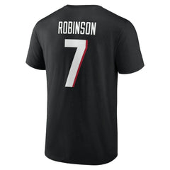 Atlanta Falcons Bijan Robinson  Icon Name & Number T-Shirt | NFL On sale
