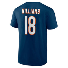 Chicago Bears Caleb Williams  Icon Name & Number T-Shirt | NFL Hot