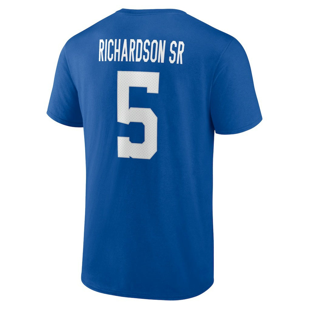 Indianapolis Colts Anthony Richardson Sr.  Icon Name & Number T-Shirt | NFL New