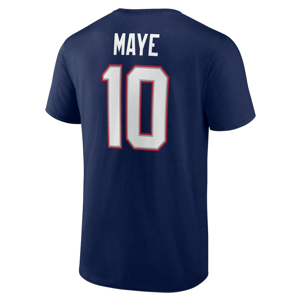 New England Patriots Drake Maye  Icon Name & Number T-Shirt | NFL Online