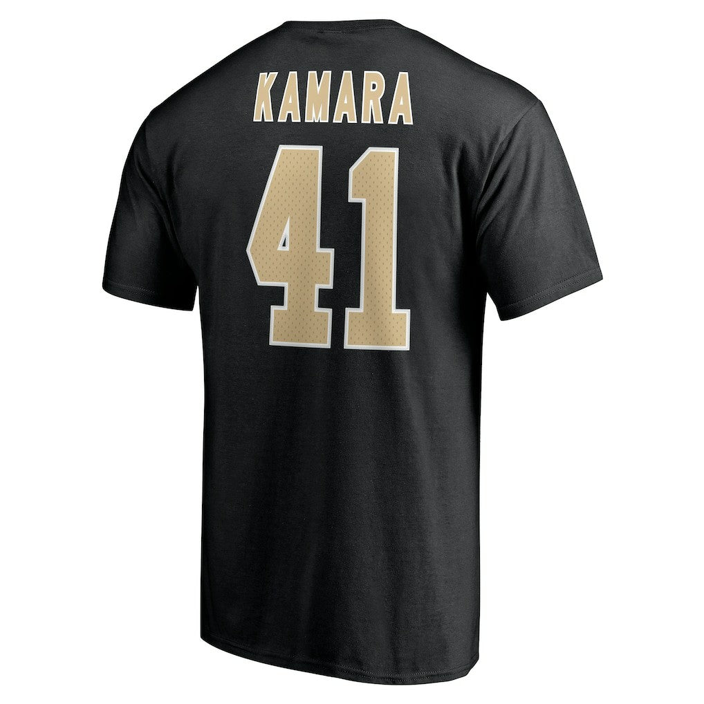 New Orleans Saints Alvin Kamara  Icon Name & Number T-Shirt | NFL Outlet